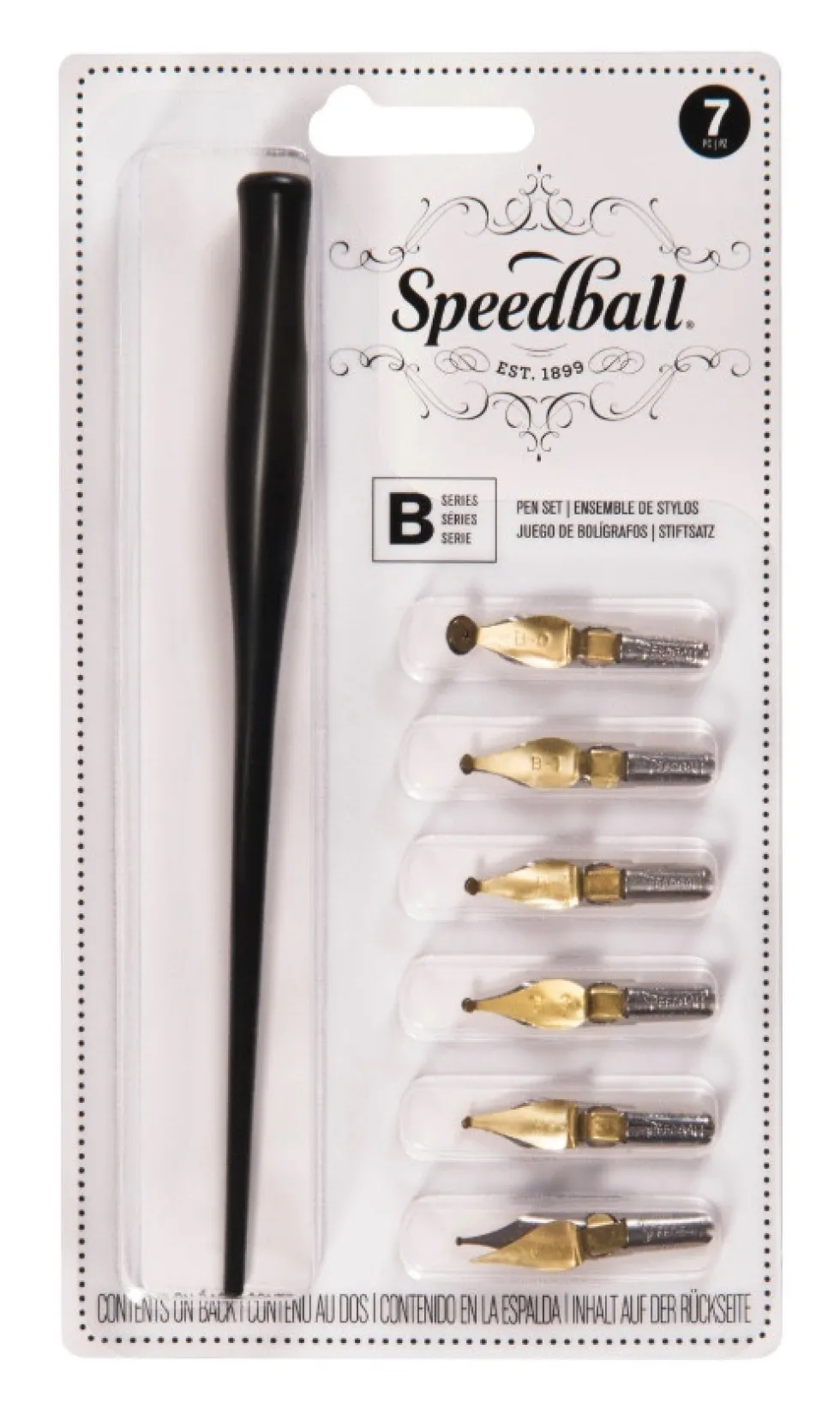 Zestaw do kaligrafii B-Series - Speedball - 7 szt.
