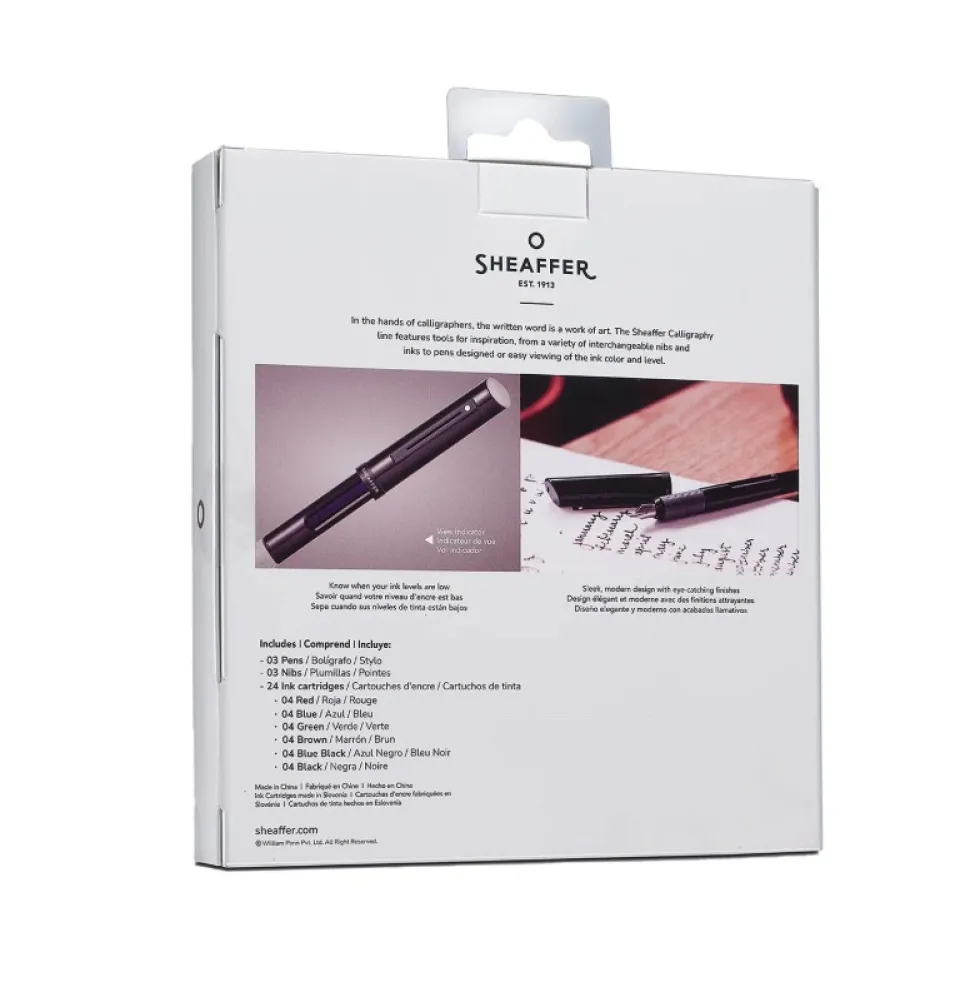 Zestaw do kaligrafii Calligraphy Maxi Kit - Sheaffer - 3 szt.