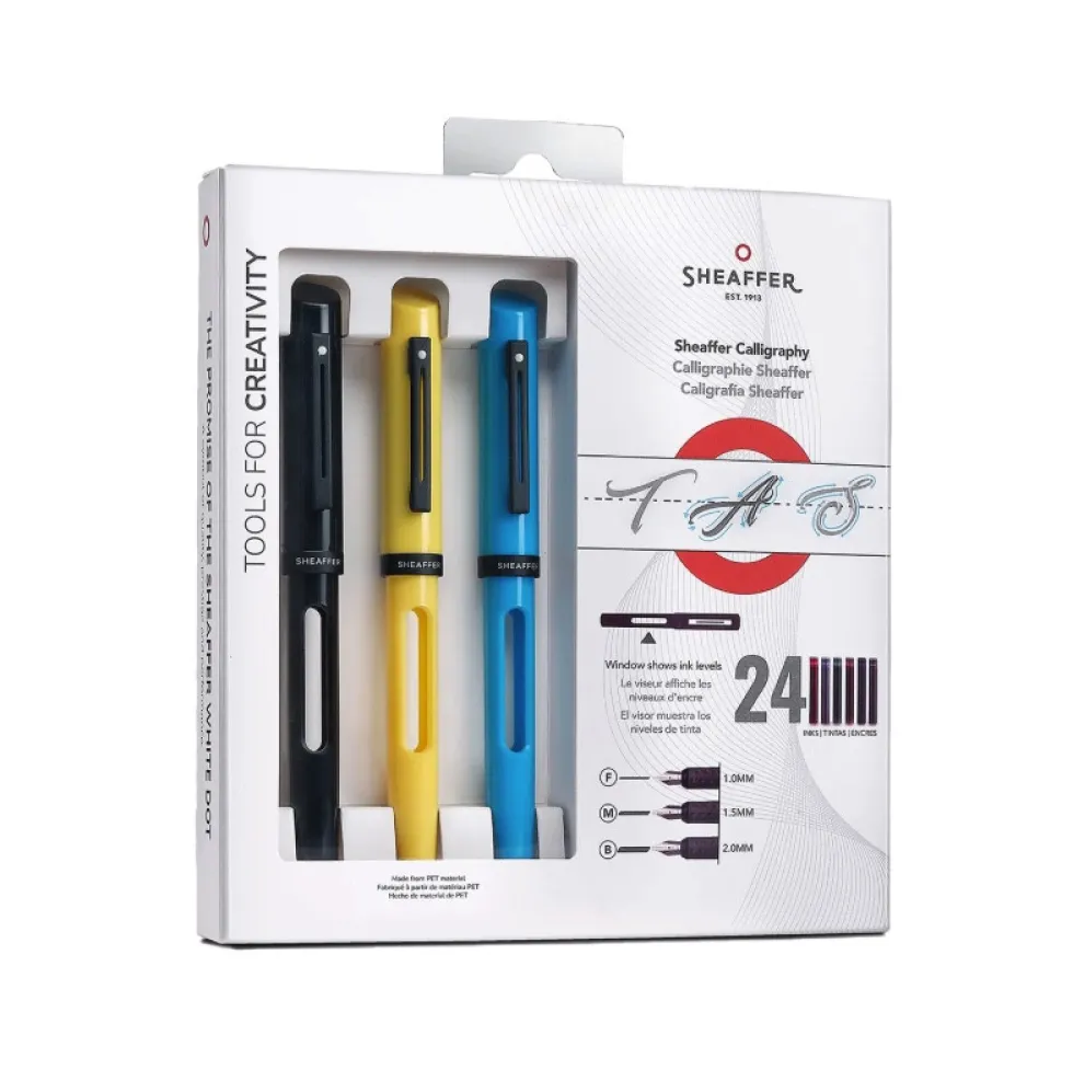 Zestaw do kaligrafii Calligraphy Maxi Kit - Sheaffer - 3 szt.