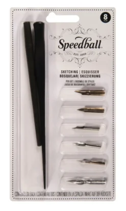 Zestaw do kaligrafii Sketching - Speedball - 8 szt.