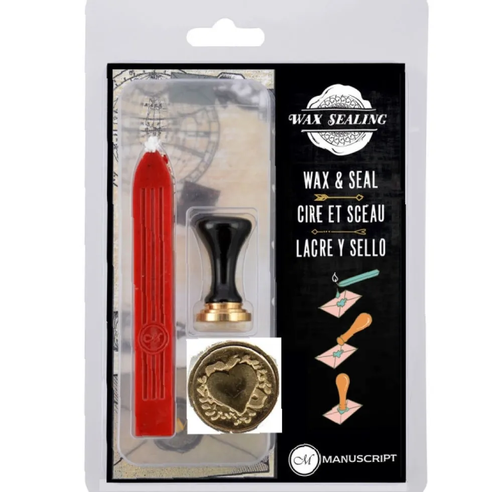 Zestaw do lakowania Wax & Sealing Set - Manuscript