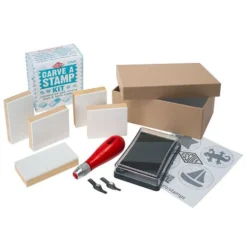 Zestaw do linorytu Carve a Stamp - Essdee - 11 szt.