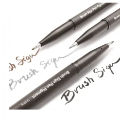 Zestaw do liternictwa Brush Sign - Pentel - Niezmywalne opowieści, 3 szt.