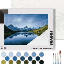 Zestaw do malowania po numerach - Reeves - Mountains