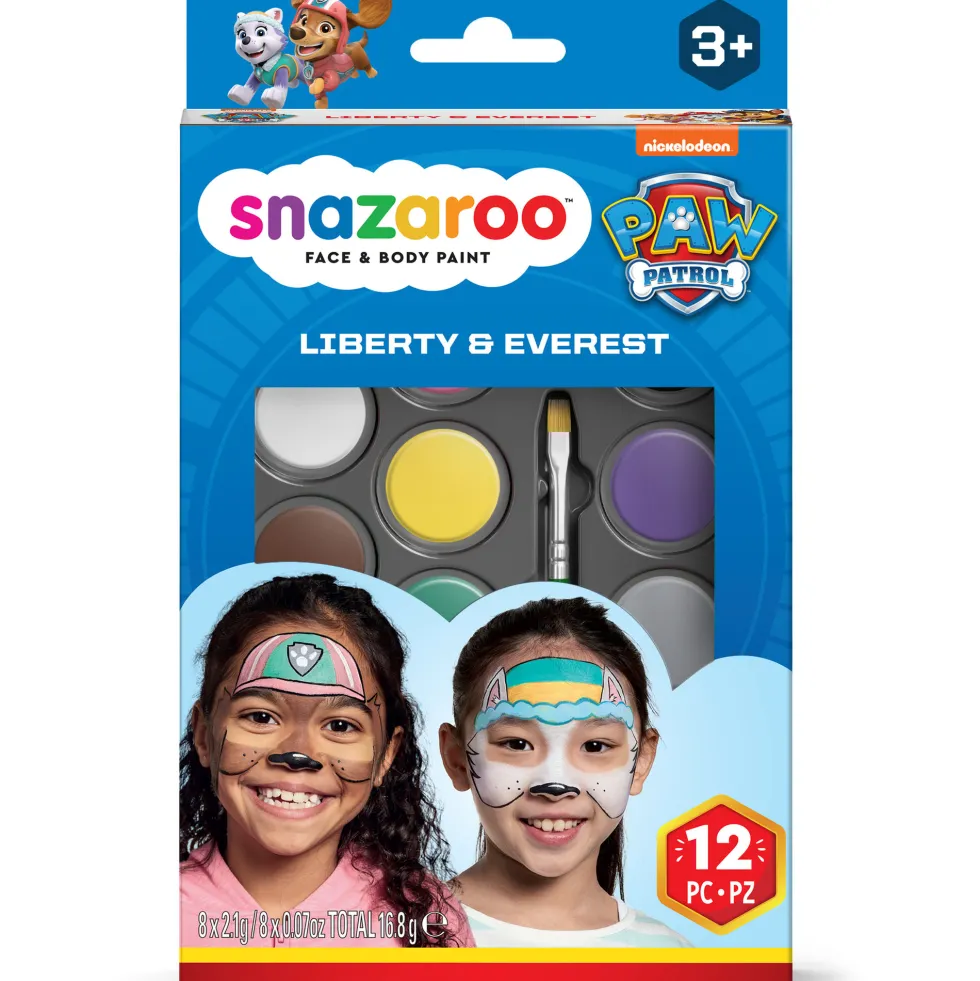 Zestaw do malowania twarzy Liberty i Everest - Snazaroo - 12 szt.