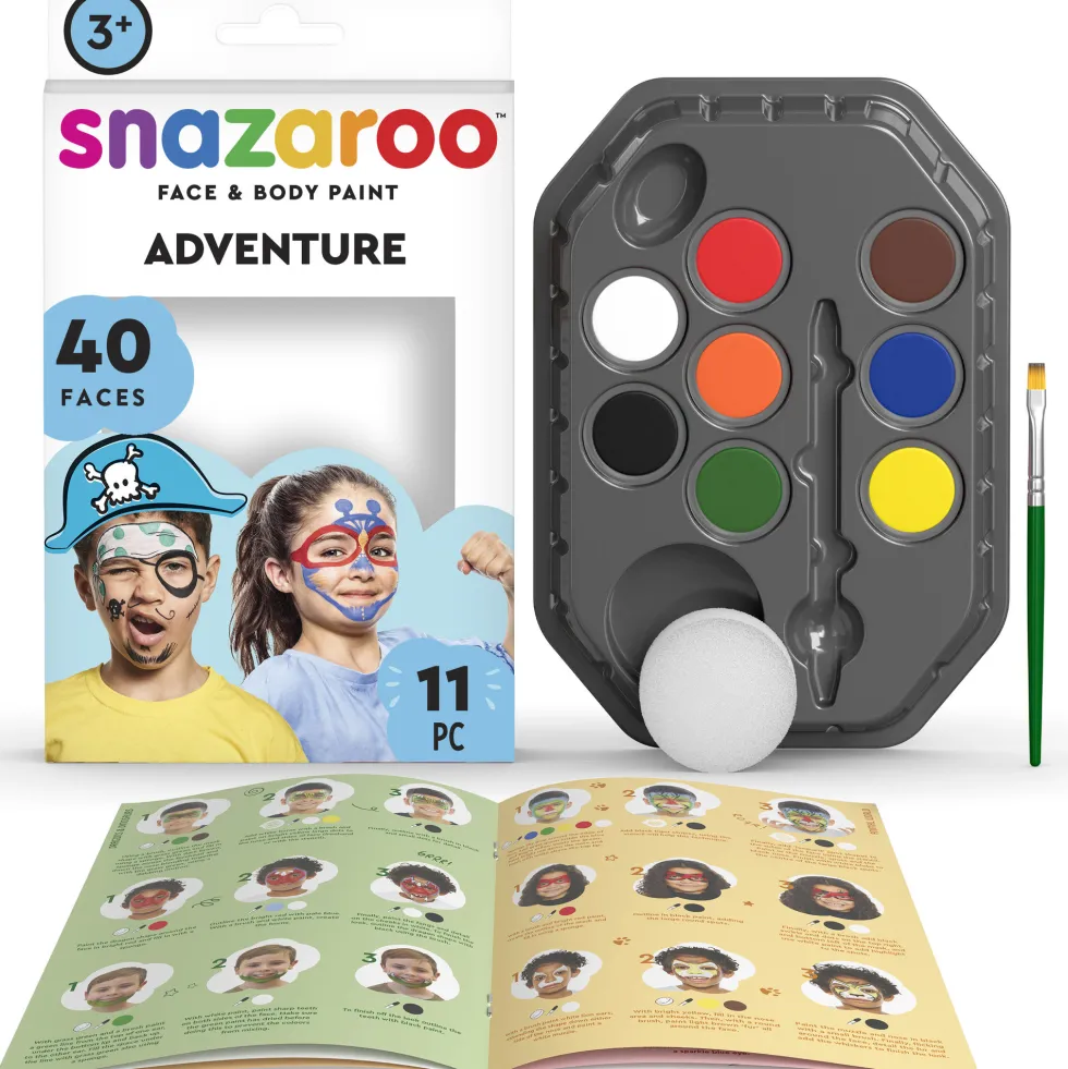 Zestaw do malowania twarzy - Snazaroo - Adventure