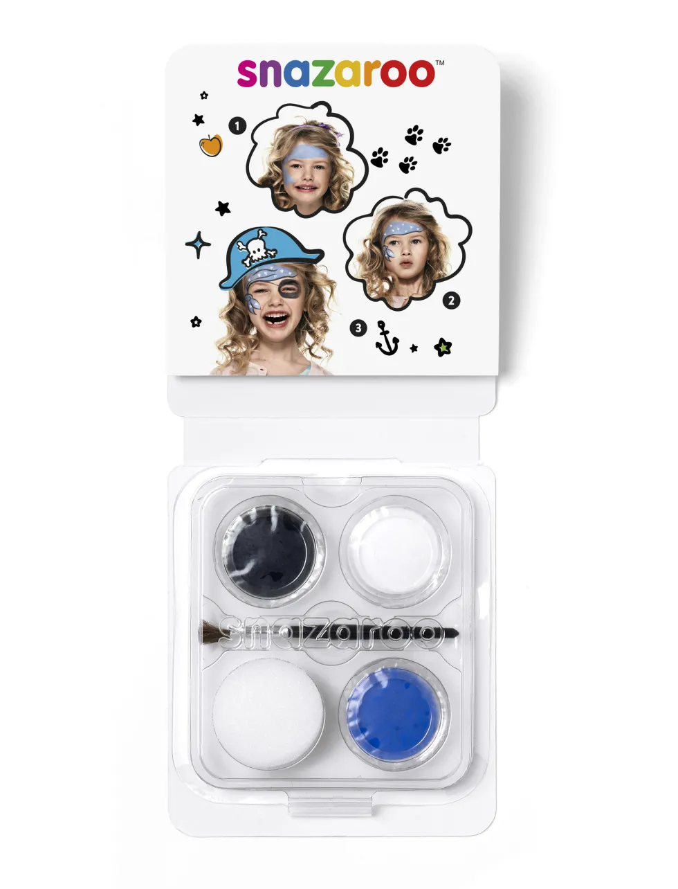 Zestaw do malowania twarzy - Snazaroo - Blue Pirate, Pirat