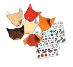 Zestaw do origami z naklejkami - Djeco - Zwierzaki