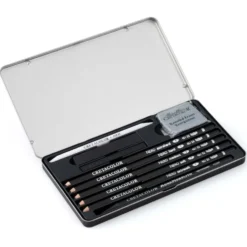 Zestaw do rysowania Deep Black Drawing Set - Cretacolor - 10 szt.