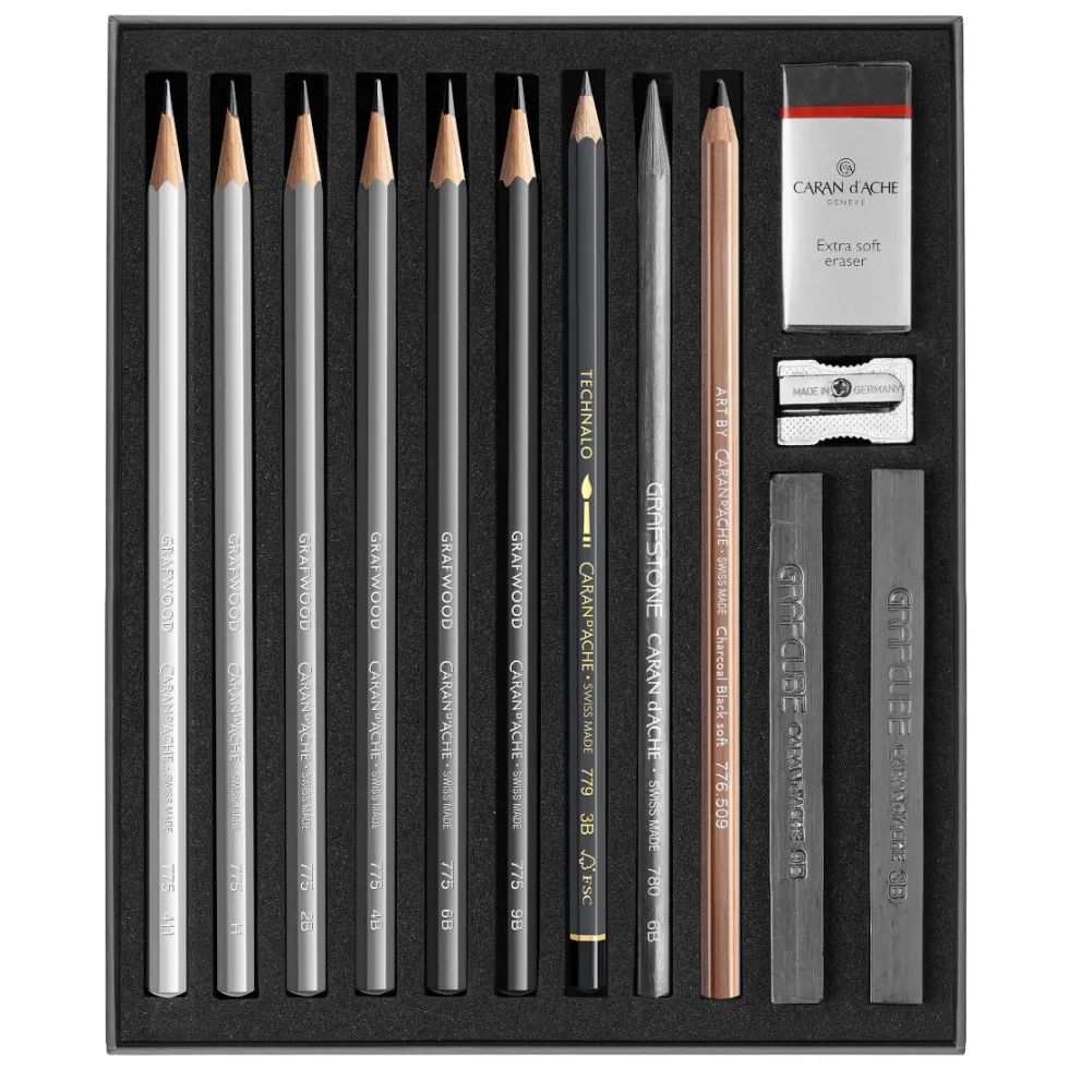 Zestaw do szkicowania Artist Sketching Set - Caran d'Ache - 14 szt.