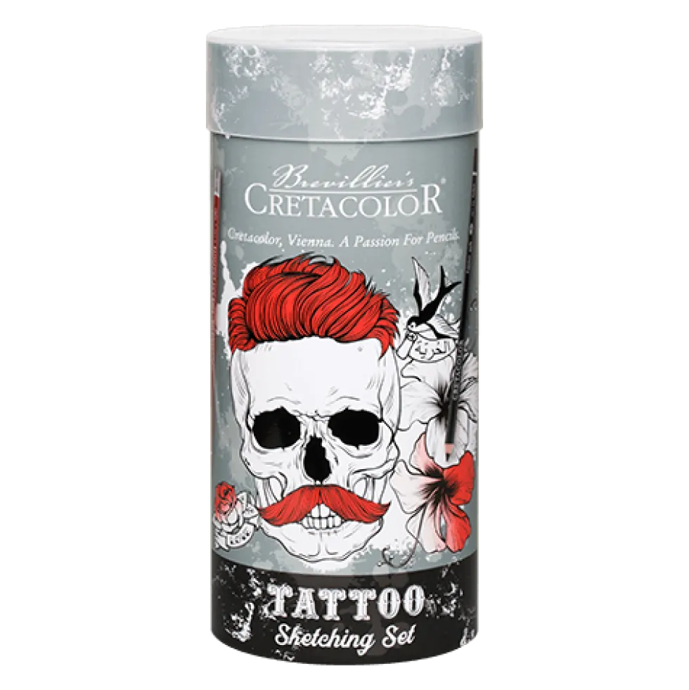 Zestaw do szkicowania tatuaży Tattoo - Cretacolor - 14 szt.