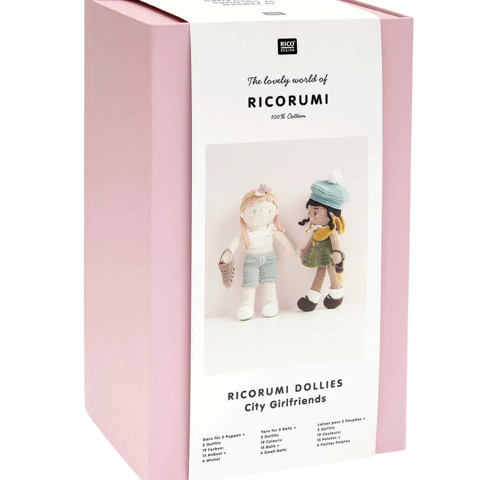 Zestaw do szydełkowania Ricorumi Dollies - Rico Design - City Girlfriends