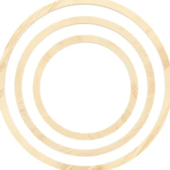 Zestaw drewnianych obręczy - Rico Design - 3 szt.