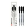 Zestaw długopisów żelowych Gelly Roll Classic - Sakura - Black, 0,40 mm, 3 szt.