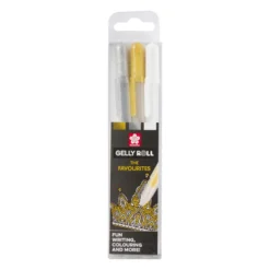 Zestaw długopisów żelowych Gelly Roll - Sakura - metaliczne, 3 szt.