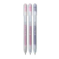 Zestaw długopisów żelowych Gelly Roll Stardust 3C - Sakura - 0,45 mm, 3 szt.
