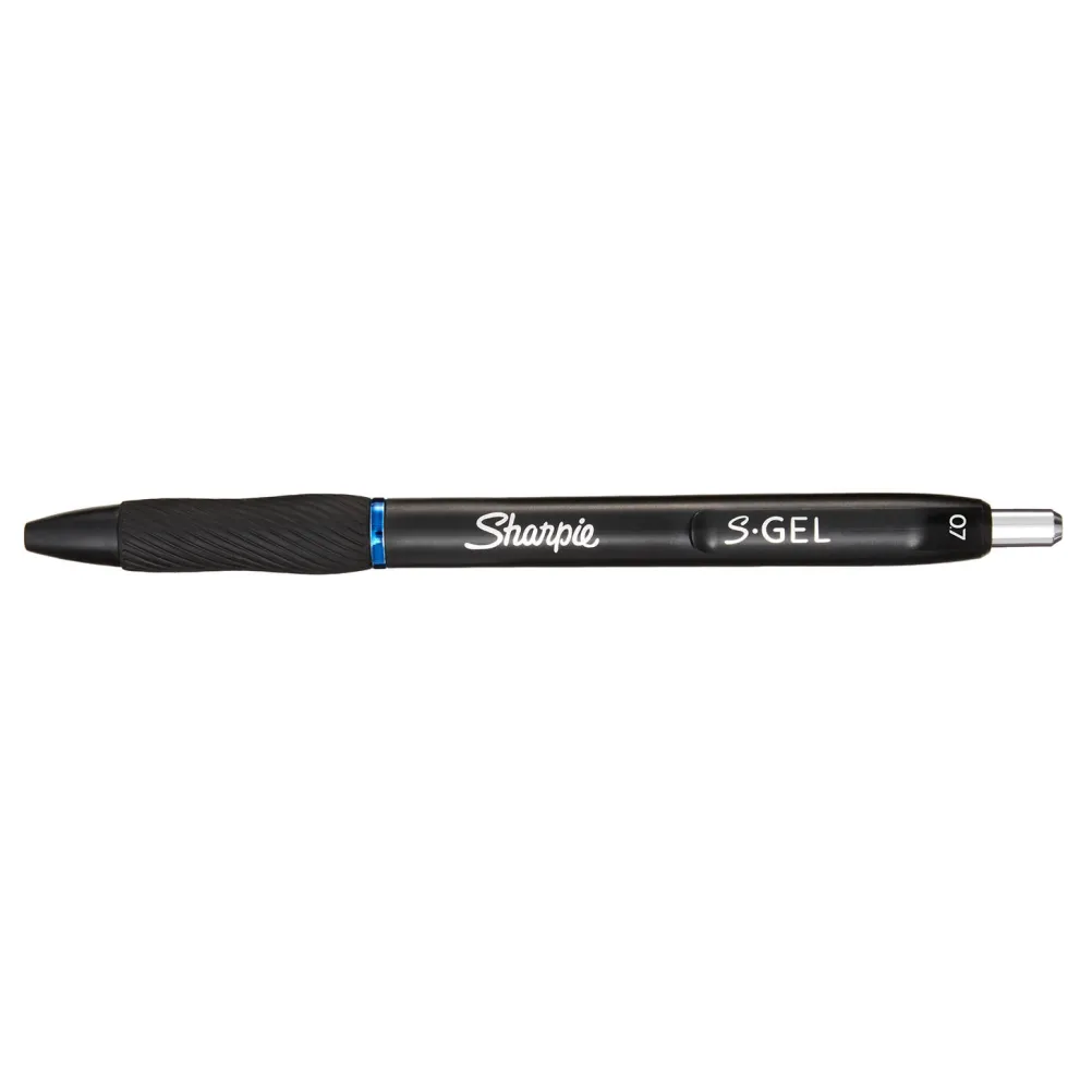 Zestaw długopisów żelowych S-Gel - Sharpie - czarne, 0,7 mm, 3 szt.