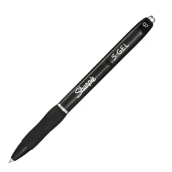 Zestaw długopisów żelowych S-Gel - Sharpie - czarne, 0,7 mm, 3 szt.