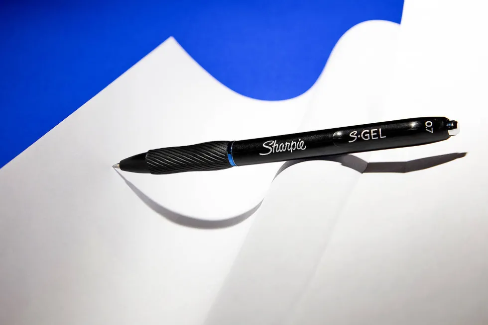 Zestaw długopisów żelowych S-Gel - Sharpie - niebieskie, 0,7 mm, 3 szt.