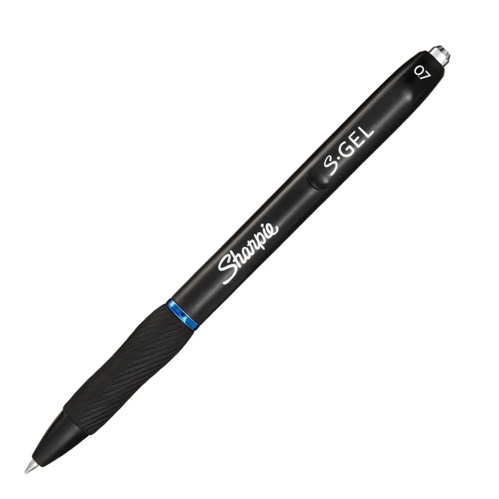 Zestaw długopisów żelowych S-Gel - Sharpie - niebieskie, 0,7 mm, 3 szt.