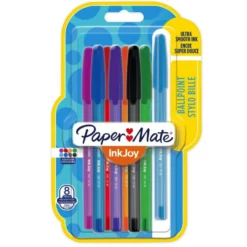 Zestaw długopisów InkJoy 100 - Paper Mate - 1 mm, 8 szt.