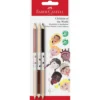 Zestaw dwustronnych kredek Grip, edycja Children of the world - Faber-Castell - 3 szt.
