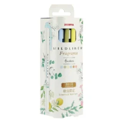 Zestaw dwustronnych zakreślaczy Mildliner Fragrance - Zebra - 6 szt.