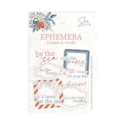 Zestaw elementów Frames & Words - Piątek Trzynastego - Sea la vie 12 szt.