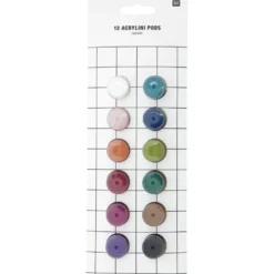 Zestaw farb akrylowych Acrylini Earthy - Rico Design - 12 x 3,5 ml