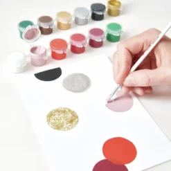 Zestaw farb akrylowych Acrylini Festive - Rico Design - 12 x 3,5 ml