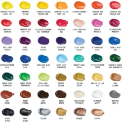 Zestaw farb akrylowych Basics Acrylic - Liquitex - 48 kolorów x 22 ml