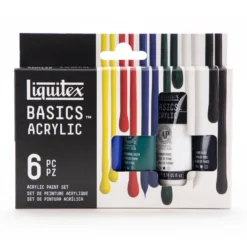 Zestaw farb akrylowych Basics Acrylic - Liquitex - 5 kolorów x 75 ml
