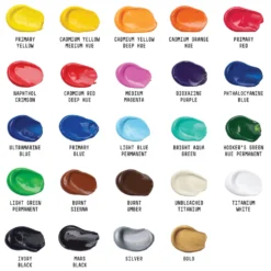 Zestaw farb akrylowych Basics Acrylic - Liquitex - 24 kolory x 22 ml