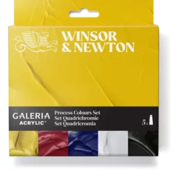 Zestaw farb akrylowych Galeria - Winsor & Newton - CMYK 6 szt.