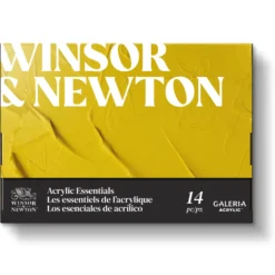 Zestaw farb akrylowych Galeria z akcesoriami - Winsor & Newton - 14 szt.