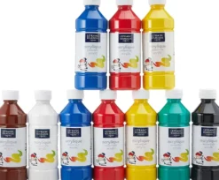 Zestaw farb akrylowych - Lefranc & Bourgeois - 10 x 500 ml