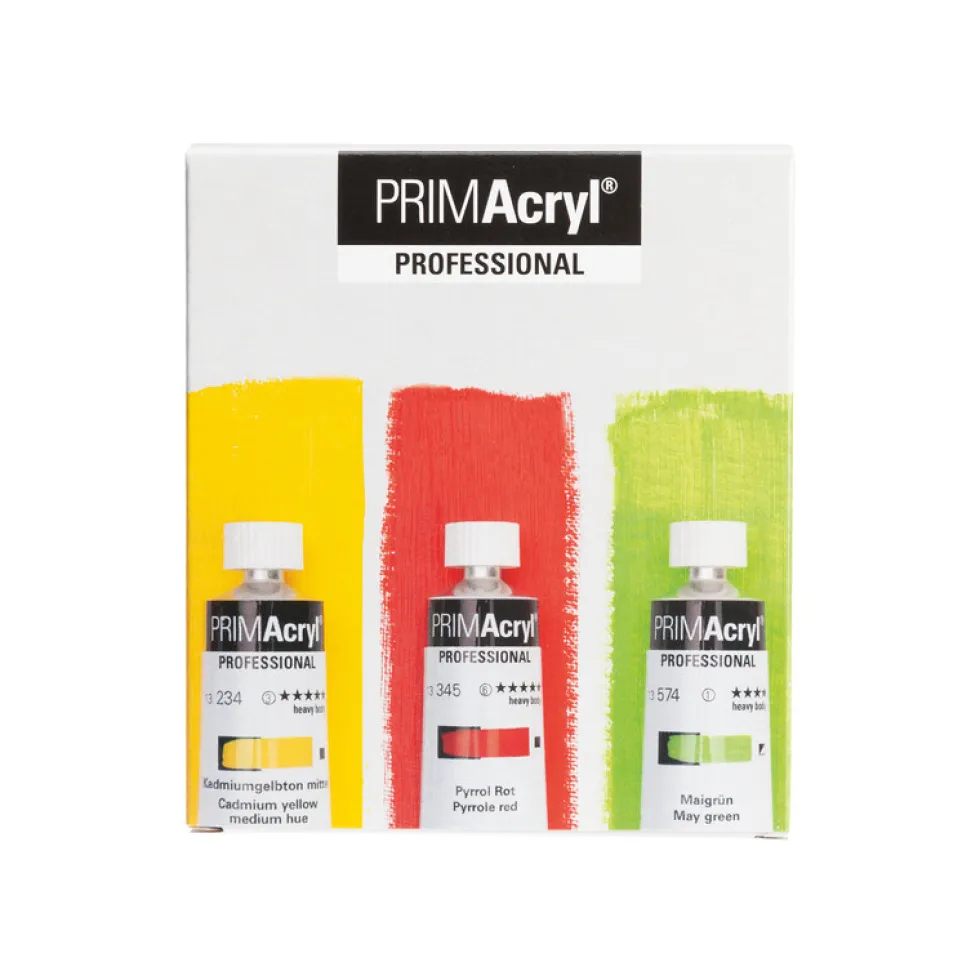 Zestaw farb akrylowych PRIMAcryl - Schmincke - 3 x 35 ml