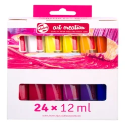 Zestaw farb akrylowych - Talens Art Creation - 24 kolory x 12 ml