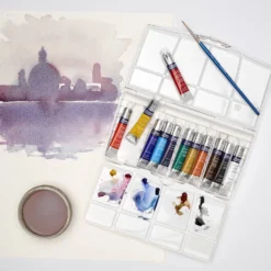 Zestaw farb akwarelowych Cotman w tubkach, Travel Set - Winsor & Newton - 13 szt.