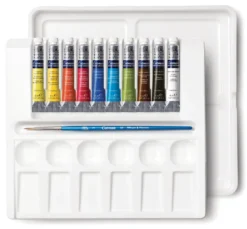Zestaw farb akwarelowych Cotman w tubkach - Winsor & Newton - 13 szt.