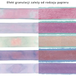 Zestaw farb akwarelowych Gansai Tambi Granulating - Kuretake - 5 kolorów