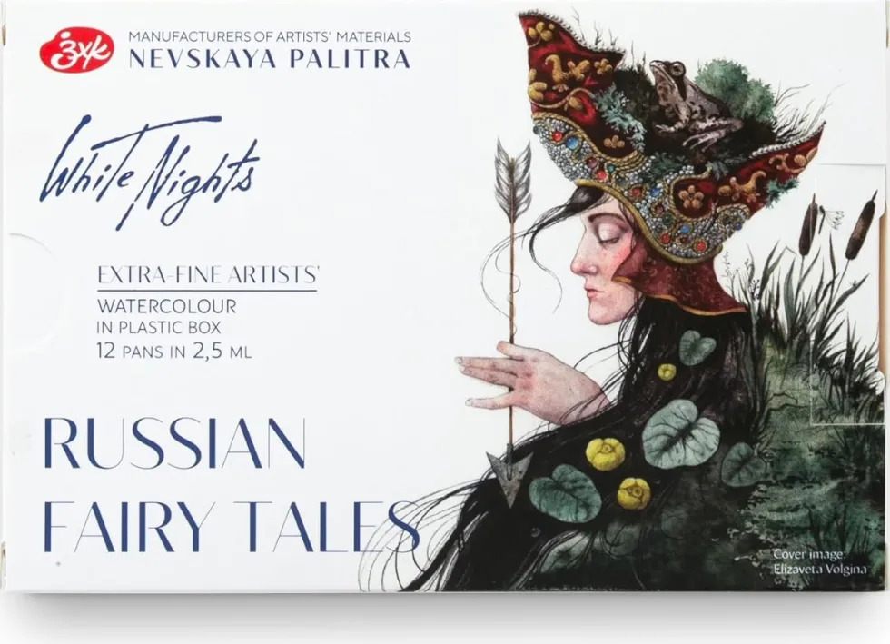 Zestaw farb akwarelowych Russian Fairy Tales - St. Petersburg - 12 kolorów