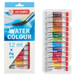 Zestaw farb akwarelowych - Talens Art Creation - 12 kolorów x 12 ml