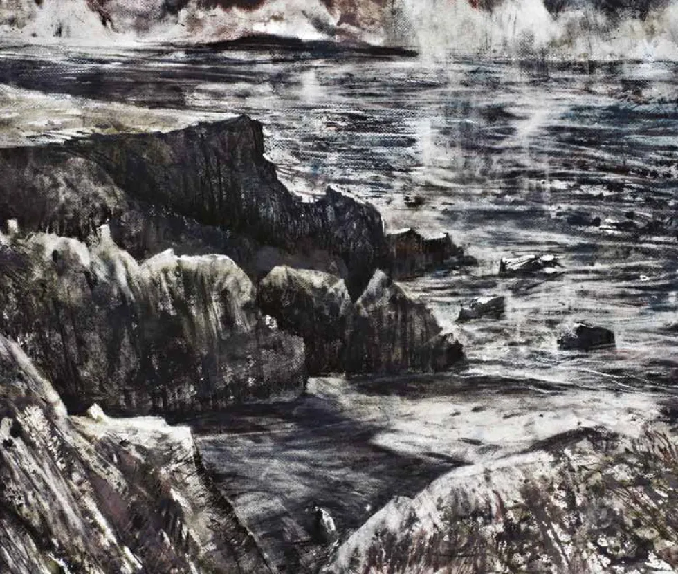 Zestaw farb akwarelowych Tinted Charcoal Paint Pan Set - Derwent - 12 kolorów