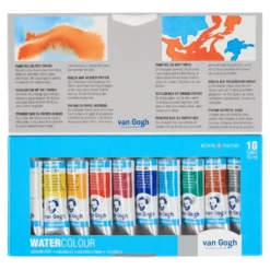 Zestaw farb akwarelowych w tubkach - Van Gogh - 10 kolorów x 10 ml