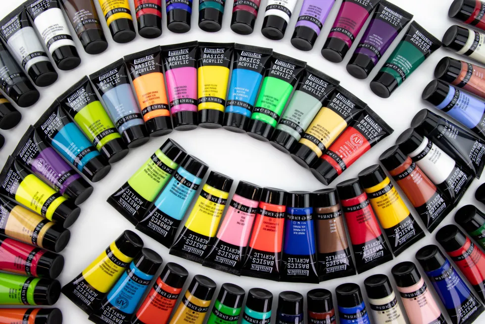 Zestaw farb Basics Acrylic - Liquitex - 72 kolory x 22 ml