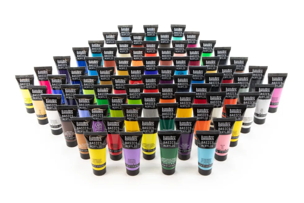 Zestaw farb Basics Acrylic - Liquitex - 72 kolory x 22 ml