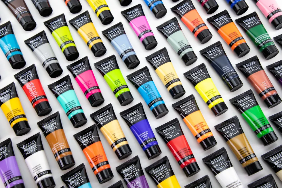 Zestaw farb Basics Acrylic - Liquitex - 72 kolory x 22 ml