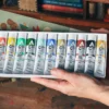 Zestaw farb gwaszy Acryla Gouache - Holbein - Rebecca Green 12 kolorów x 20 ml