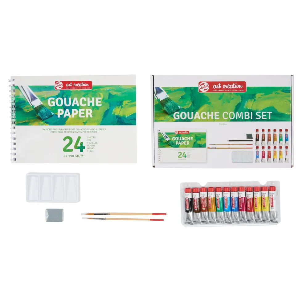 Zestaw farb gwaszy Combiset - Talens Art Creation - 12 kolorów x 12 ml